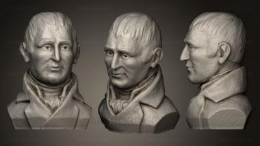 Busts and heads antique and historical (BUSTA_0461) 3D model for CNC machine